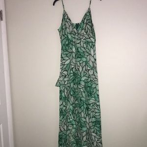 Lulus Size Medium Green Maxi Dress